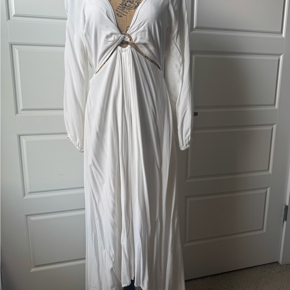 L*Space White Long Maxi Dress
